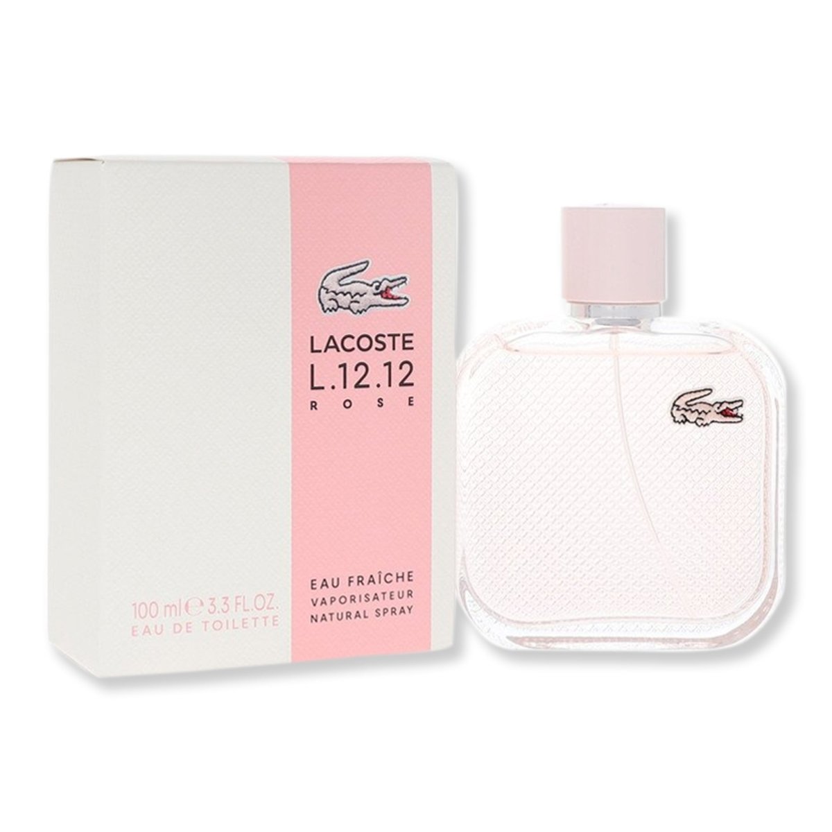 Lacoste L.12.12 Rose Eau Fraiche Eau De Toilette Spray for Women